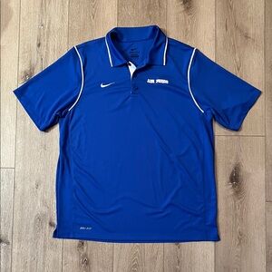 Nike -  Royal Blue Dri Fit Air Force Men's Polo Shirt